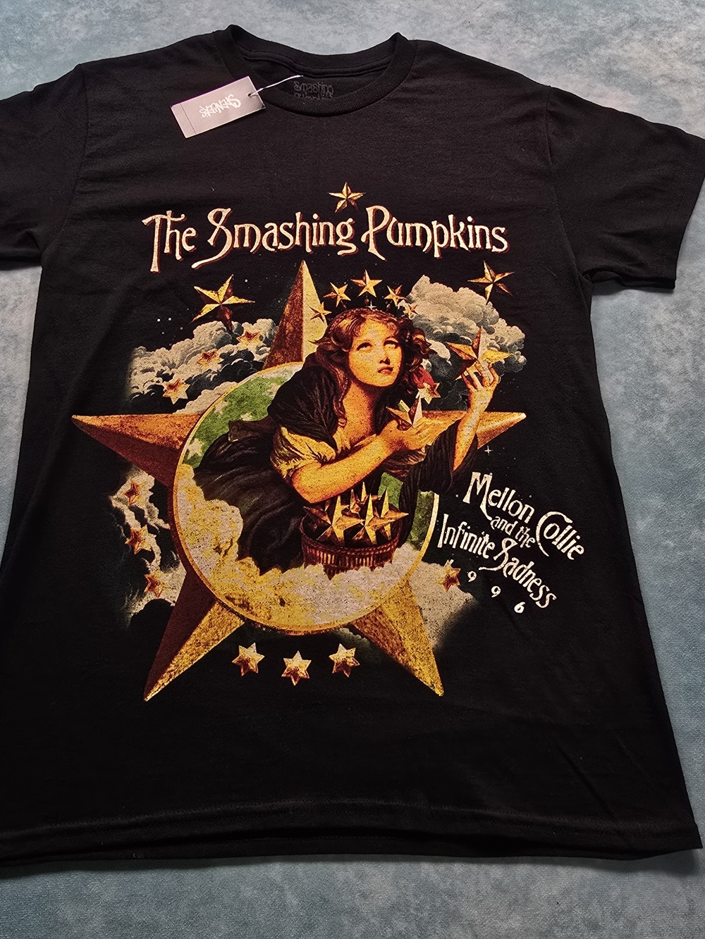 Smashing Pumpkins Mellon Collie Infinite Sadness Graphic Tee Small NWT
